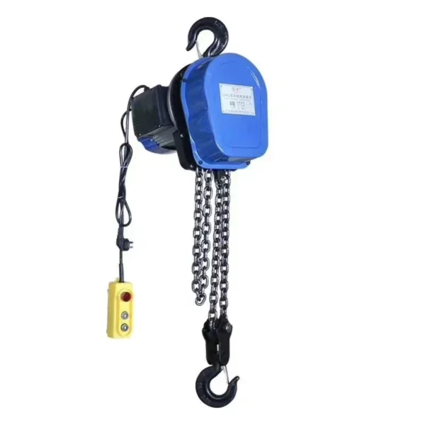 Polipasto Eléctrico de Cadena 220V – 1T, Altura de Izado 3 a 6 m, 1500W, para Construcción y Taller - Imagen 2