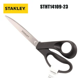 Tijeras de Acero Inoxidable STANLEY STHT14109-23 – Mango Curvado Ergonómico para Oficina y Hogar