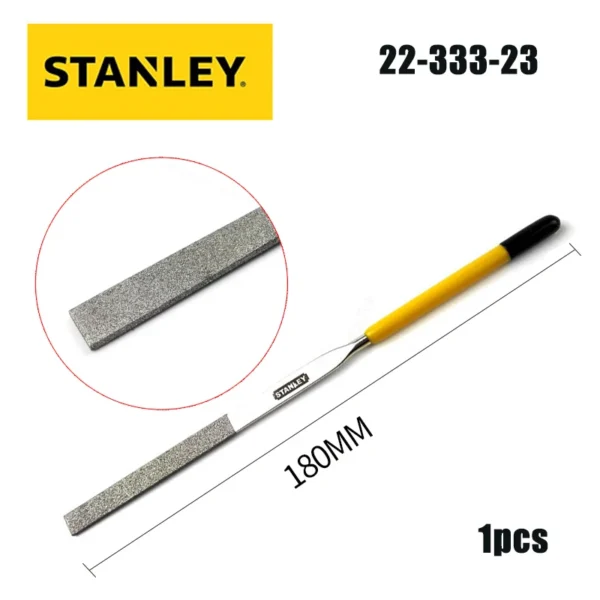 Lima Plana de Diamante STANLEY – Herramienta de Acero para Metal, Aleaciones, Madera y Jade - Imagen 7