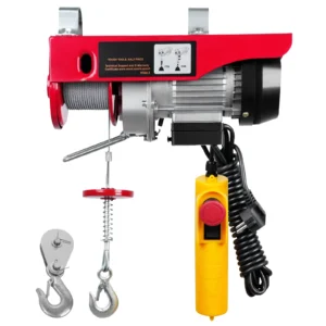 Polipasto Eléctrico SucceBuy 880/1760/2640 lbs con Motor de Cobre Puro, Altura de Elevación 12 m y Control Remoto por Cable