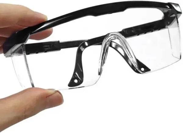 Gafas de Seguridad Antisalpicaduras – Pack de 2 Unidades, Protección Ocular contra Polvo, Viento y Impactos - Imagen 5