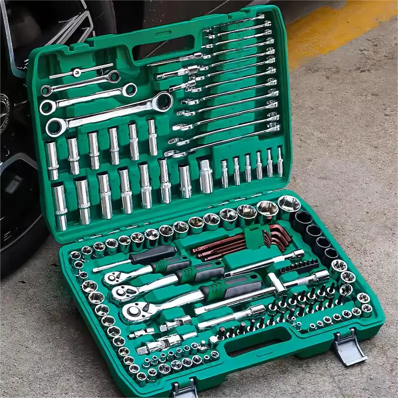 Juego de Herramientas Profesional 151 Piezas – Llaves de Vaso, Puntas S2 y Carraca en Maletín Rígido - Imagen 3