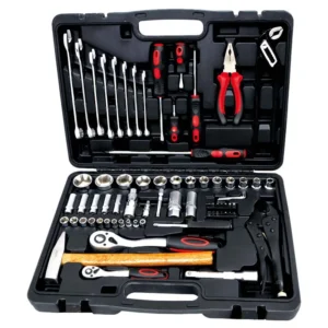 Juego de Herramientas 74 Piezas – Set Profesional de Llaves de Vaso 1/4" y 1/2" para Reparación de Automóviles