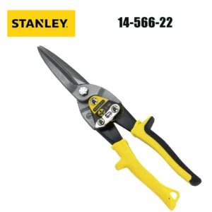 Tijeras de Aviación Stanley 14-566-22 – Corte Recto, 10", Mango Bimaterial
