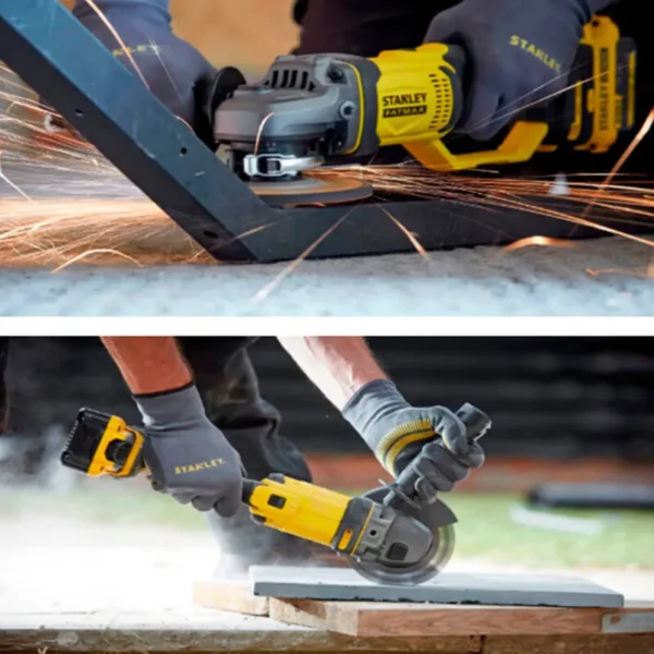 Amoladora Angular Stanley SCG400 – 20V, Recargable de Litio, 100 mm, Solo Herramienta - Imagen 6