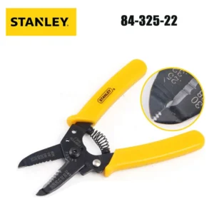Alicates Multifuncionales STANLEY 84-325-22 – Herramienta para Electricistas, Corte y Pelado de Cables