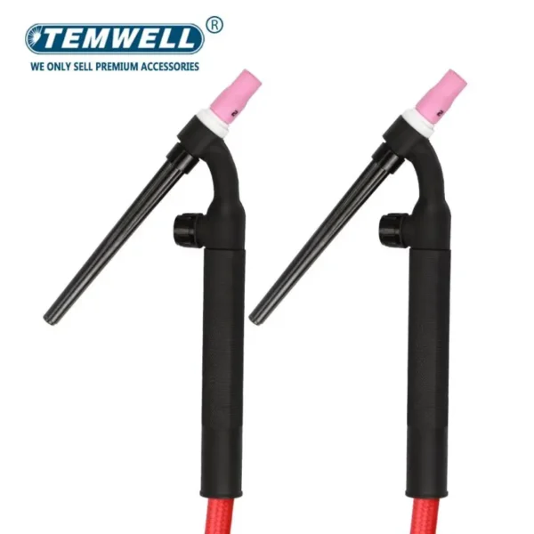 Antorcha TIG WP17F/WP17FV 150A con Manguera Flexible, Válvula de Gas y Conectores DKJ10-25 / DKJ35-50 – 3m o 5m - Imagen 4