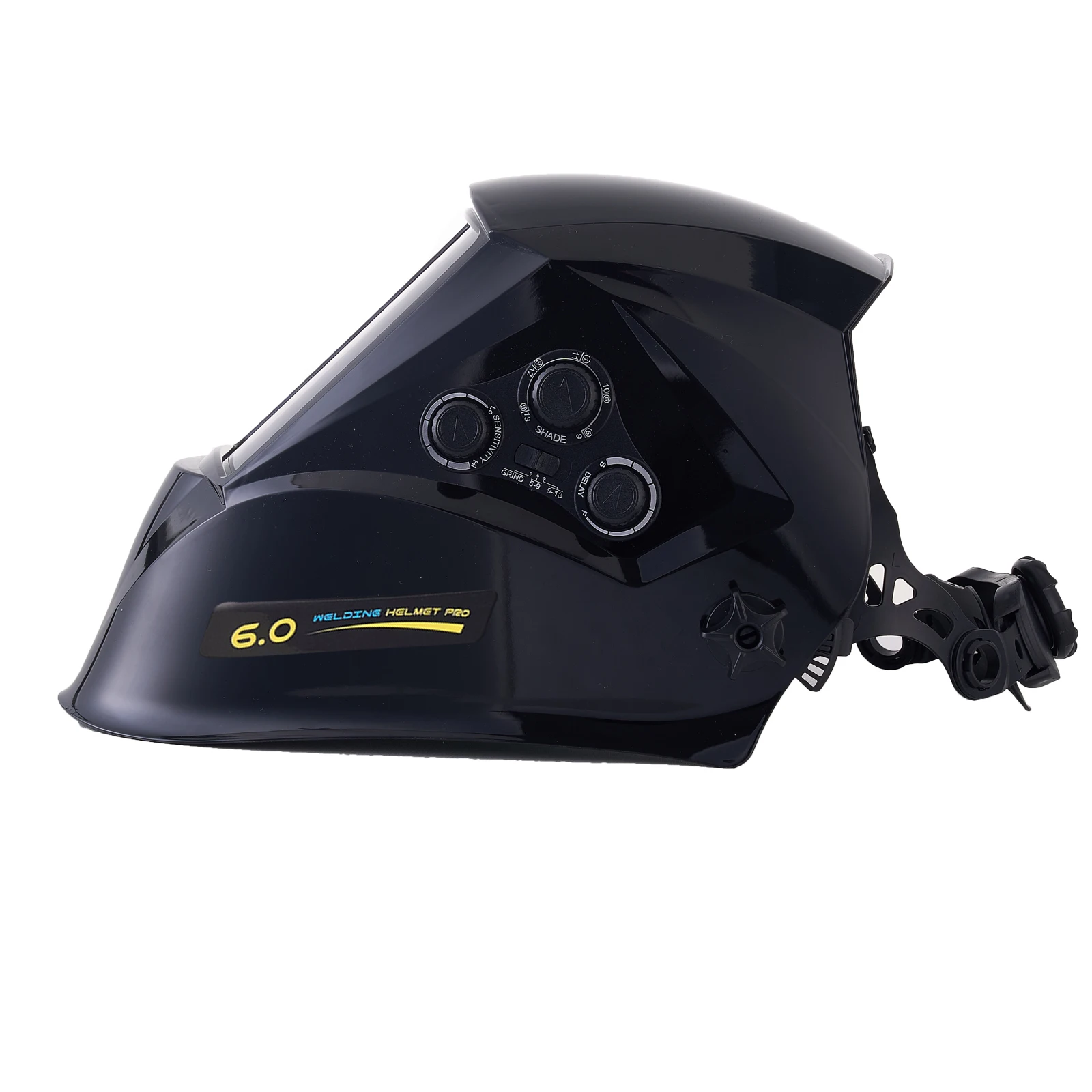 SAFEUP Casco de Soldadura Auto Oscurecible True Color – 4 Sensores, Energía Solar + Batería, DIN 5-13 Ajustable, MIG/MAG/TIG - Imagen 4