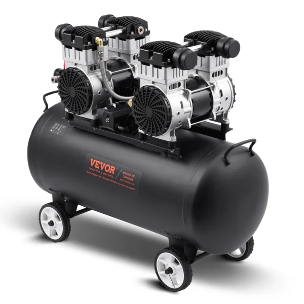 Compresor de Aire Silencioso Oil-Free SucceBuy – 750W/1450W/3000W, Portátil para Taller y Reparaciones