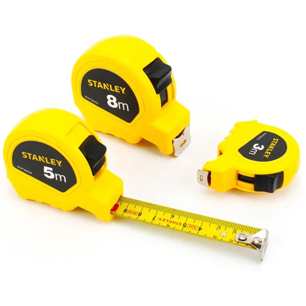 Cinta Métrica Stanley STHT30253-8-23 / STHT30254-8-23 / STHT30255-8-23 – 3m, 5m, 8m, Acero de Alta Precisión - Imagen 2