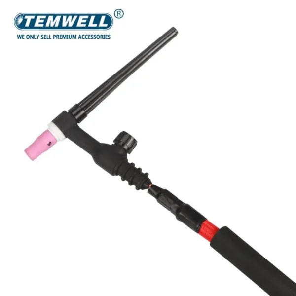 Antorcha TIG WP17F/WP17FV 150A con Manguera Flexible, Válvula de Gas y Conectores DKJ10-25 / DKJ35-50 – 3m o 5m - Imagen 3
