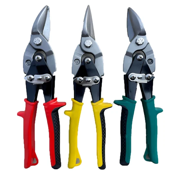 Tijeras de Aviación 10" para Corte de Chapa Metálica – Onkel.J, Mango Antideslizante