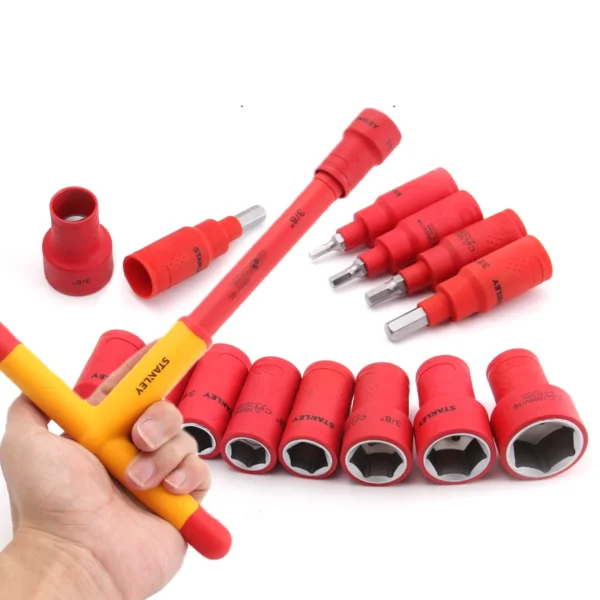 Juego de Herramientas Aisladas STANLEY STMT75885-8-23 – Set Multifuncional de Mantenimiento Eléctrico 16 Piezas - Imagen 4