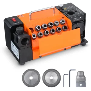 Afilador Eléctrico de Brocas SucceBuy 3–13mm con 11 Portabrocas y Ajuste de Ángulo