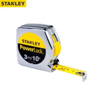 Cinta Métrica Stanley POWERLOCK STHT33158-8-23 – Doble Escala Métrica/Pulgadas, 3m, 5m, 8m