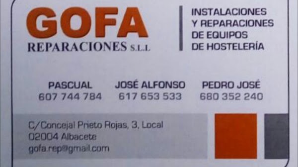 GOFA REPARACIONES S.L.L.
