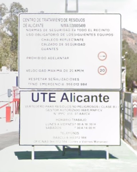 UTE ALACANT Centre de Tractament de Residus d’Alacant CETRA