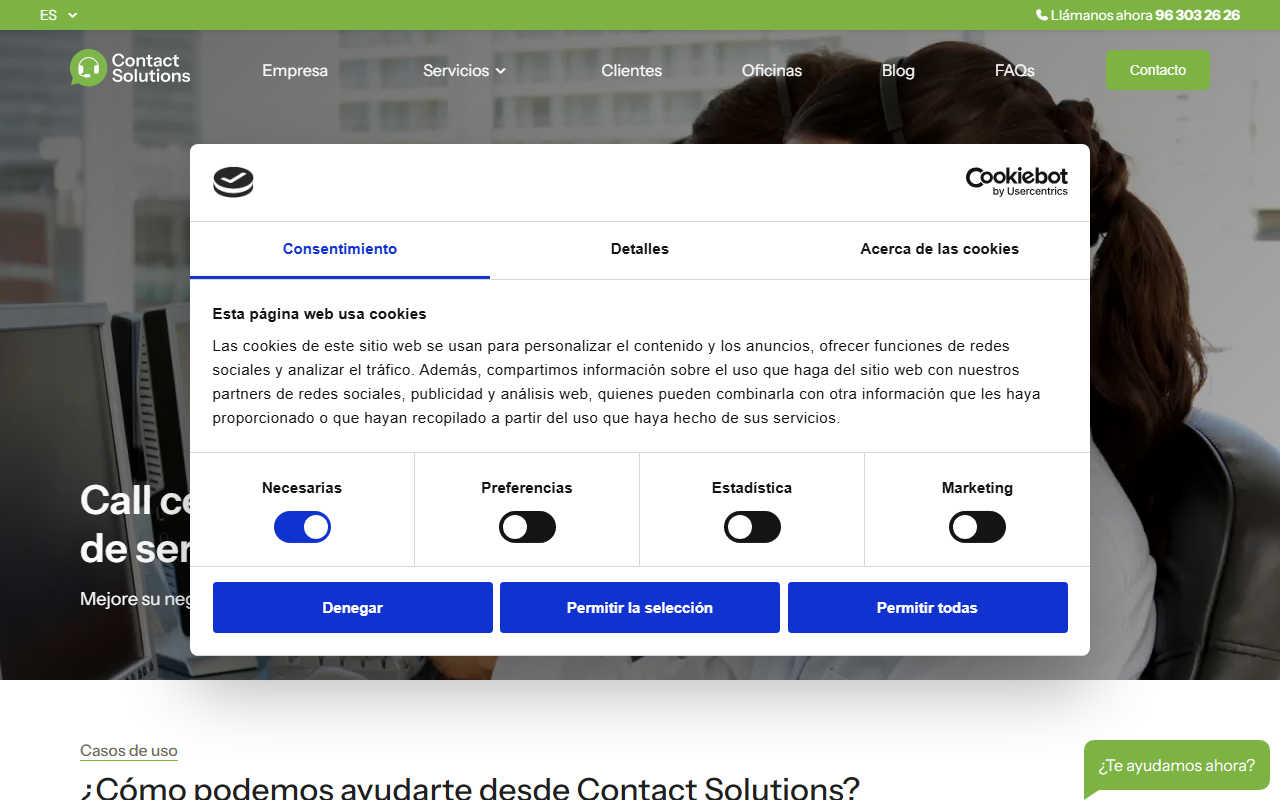 CONTACT SERVICES SOLUTIONS SOCIEDAD LIMITADA.