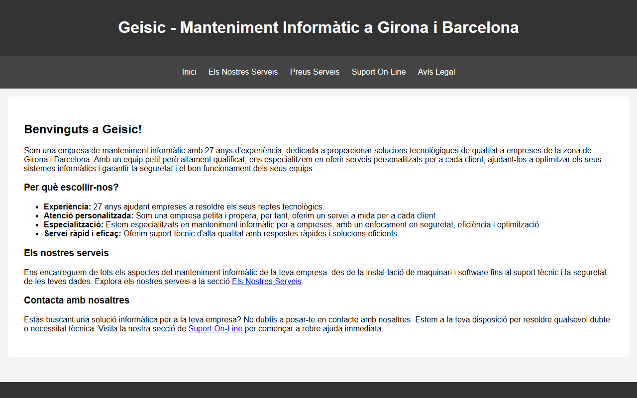 GEISIC DIVISION SL